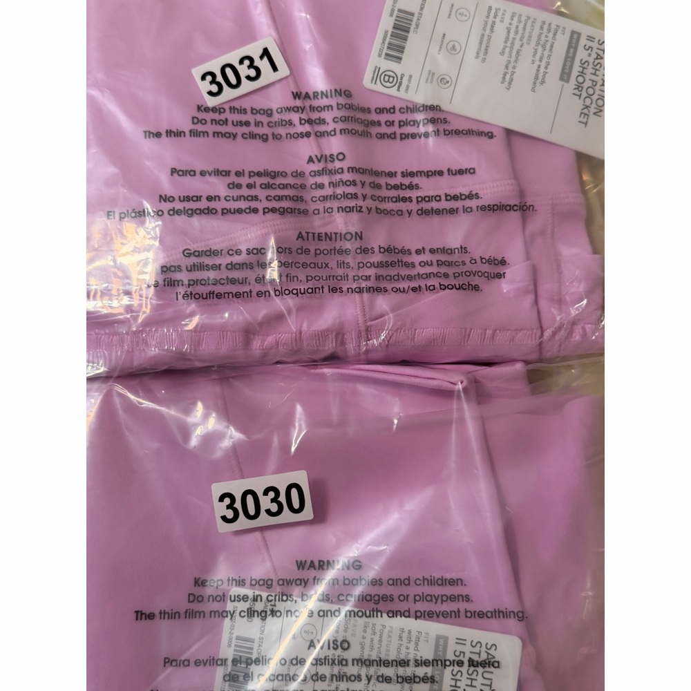 Athleta “Opaque Lilac” Salutation Stash Pocket 5” Short NWT SZ 1X - Picture 9 of 12